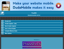 Tablet Screenshot of epuzzled.net